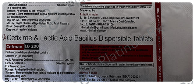 Cefmax-LB 200 Tablet