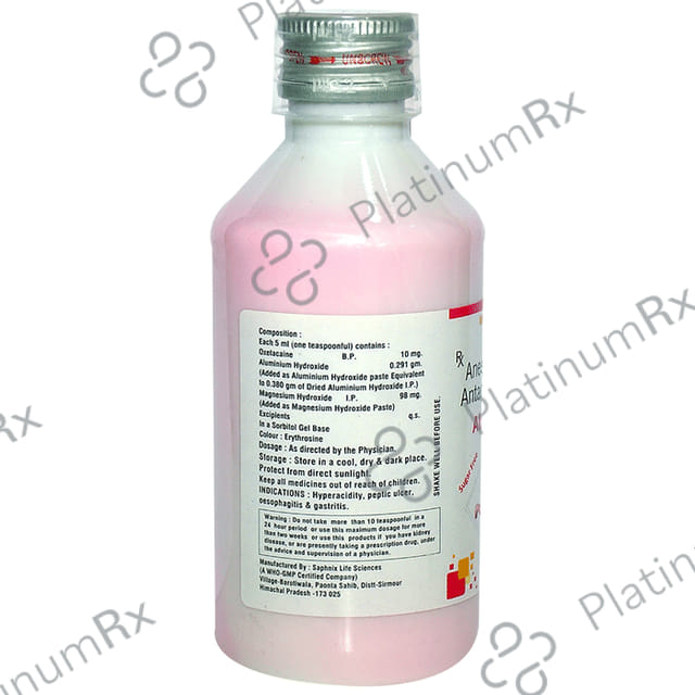 Alzym Oral Gel Sugar Free 170ml