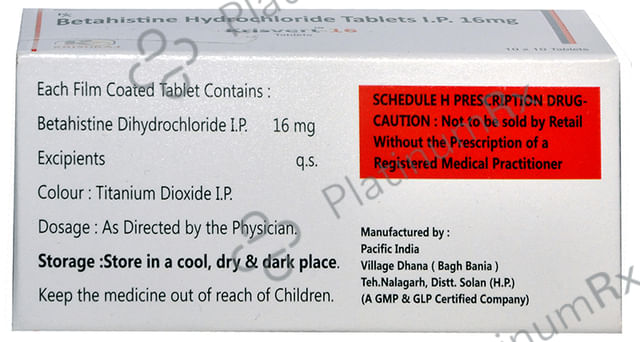 Krisvert 16mg Tablet