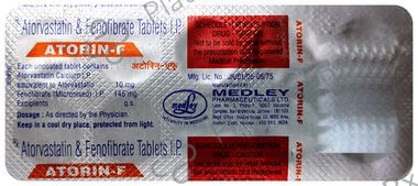 Atorin F 10/145mg Tablet 10s
