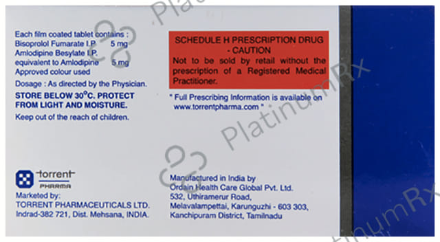 Corbis AM 5/5mg Tablet 10s