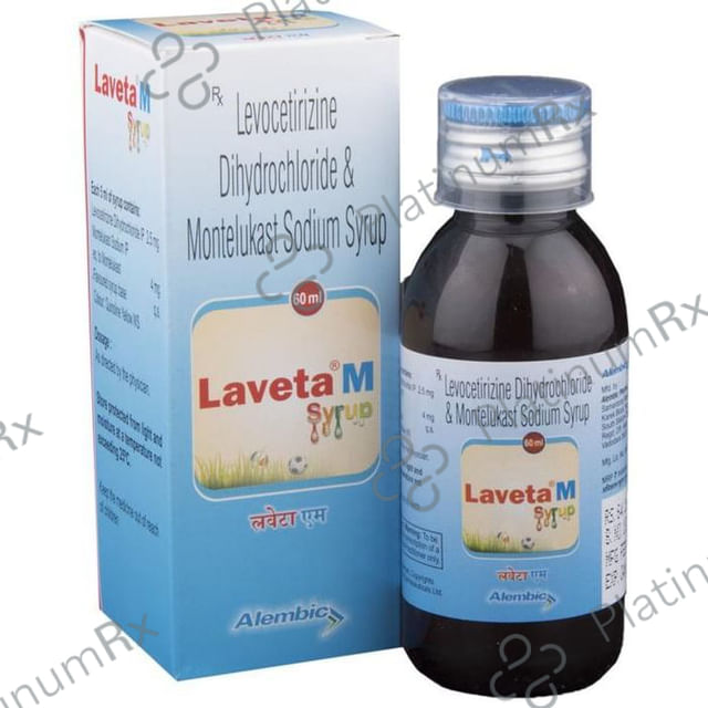 Laveta M 2.5/4mg Syrup 60ml