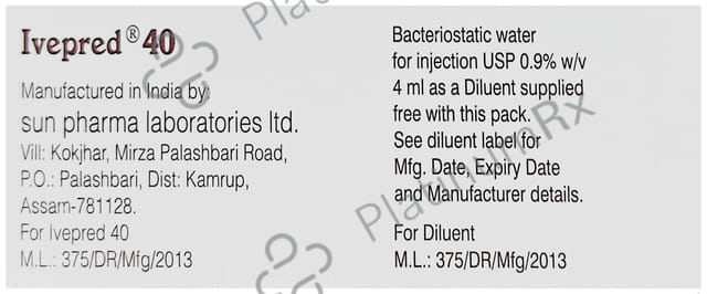 Ivepred 40mg Injection 1s