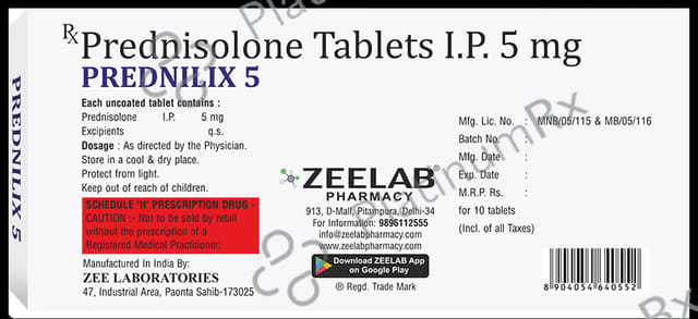 Prednilix 5 Tablet