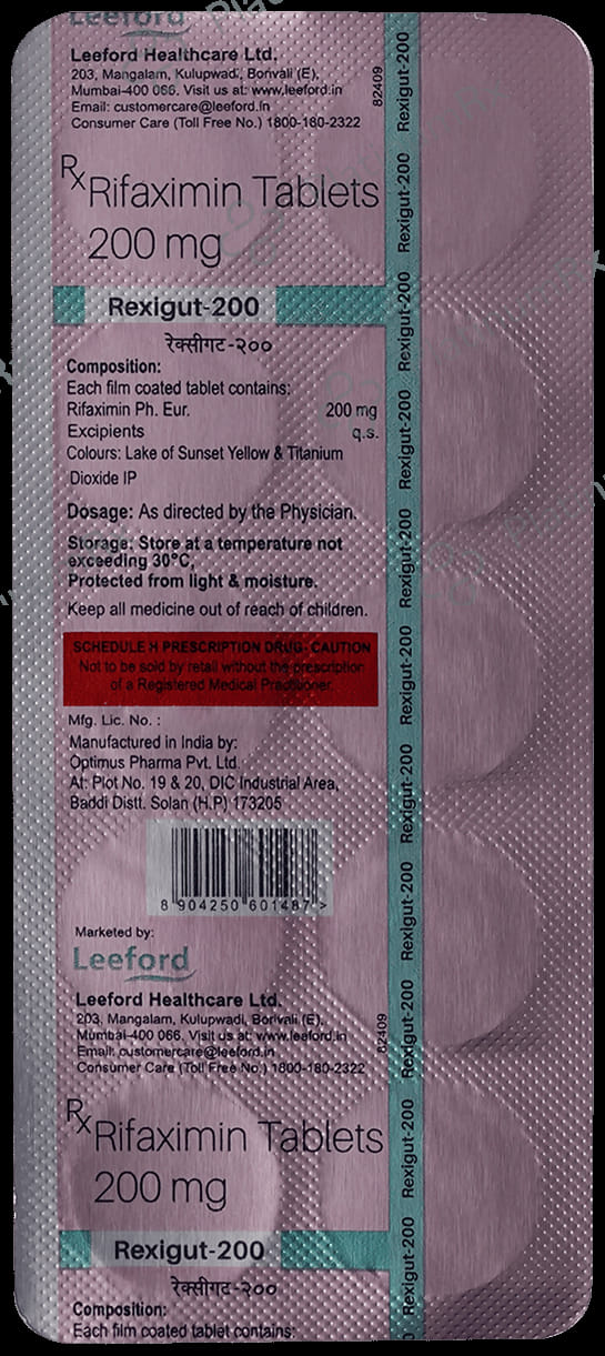 Rexigut 200mg Tablet 10s