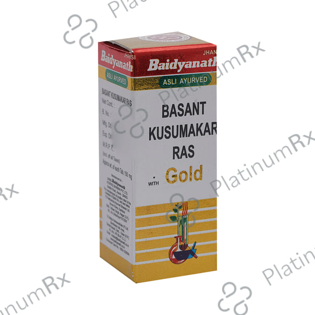 Baidyanath (Jhansi) Basant Kusumakar Ras with Gold Tablet 5 tablets