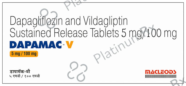Dapamac-V 5mg/100mg Tablet SR