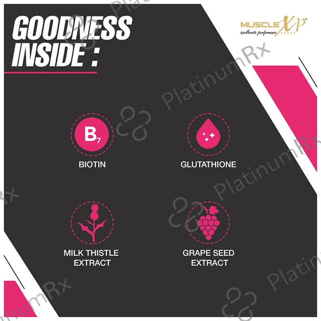 MuscleXP Glutathione Skin-XP Daily Vital Veg Capsule 30s