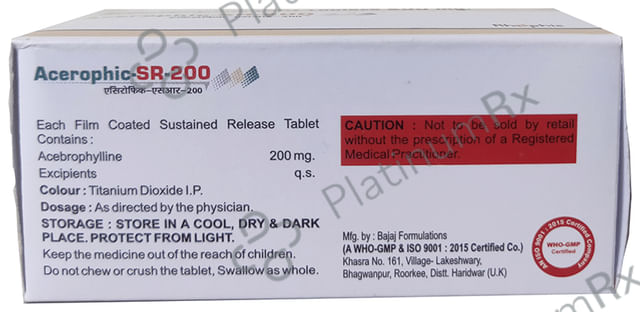 Acerophic SR 200mg Tablet 10s