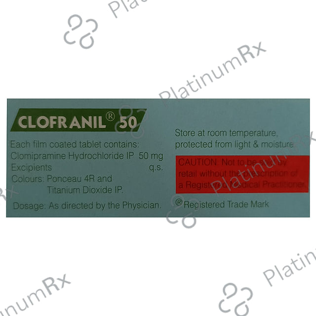 Clofranil 50mg Tablet 10s