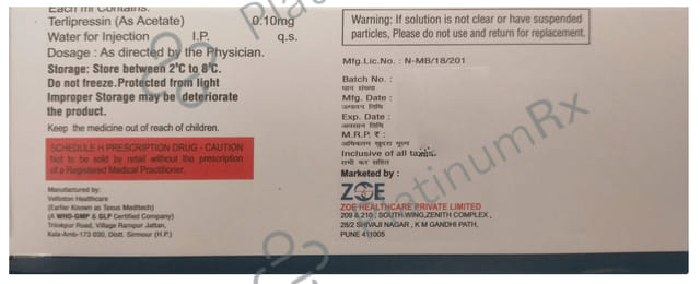 Terlibest 0.1mg Injection 10ml
