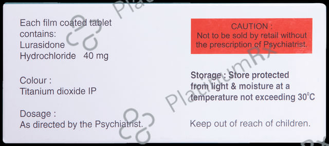 Lurace 40mg Tablet 10s
