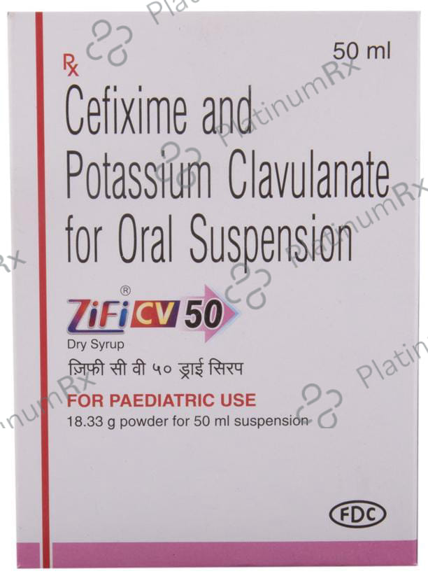 Zifi CV 50mg Dry Syrup 50ml