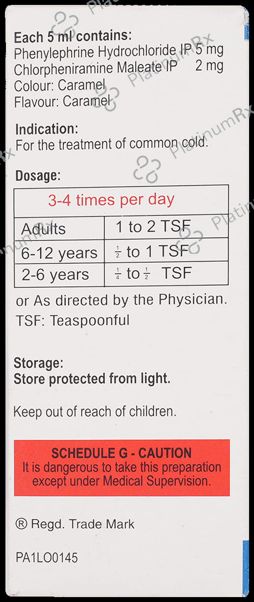 Febrex Plus AF 2/5mg Syrup 60ml