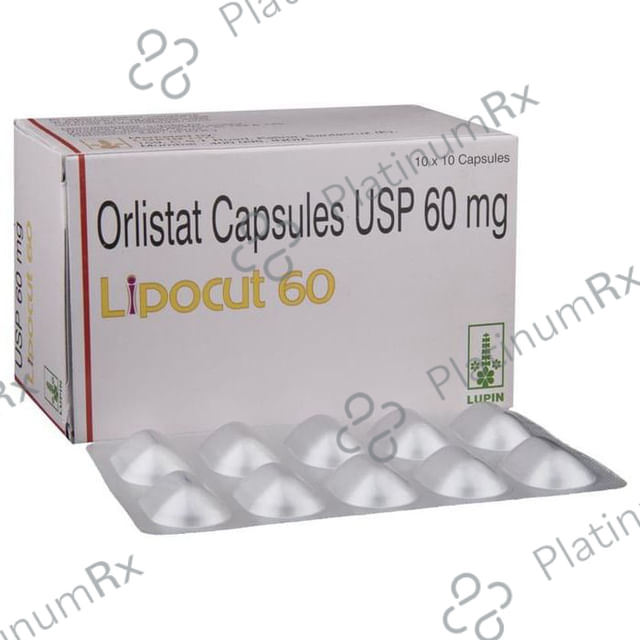 Lipocut 60mg Capsule 10s