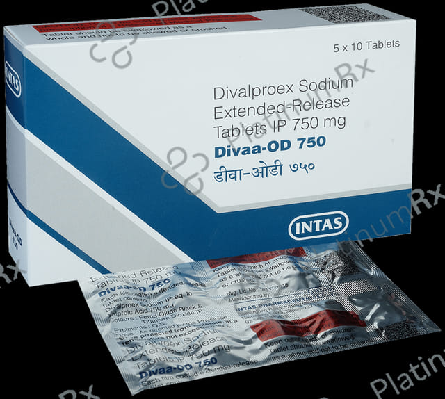 Divaa OD 750mg Tablet ER 10s