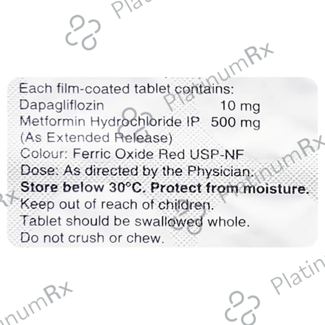 Daparyl M 10/500mg Tablet ER 10s