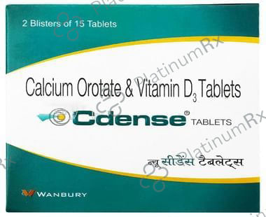 New Cdense 740mg/1000IU Tablet 15s
