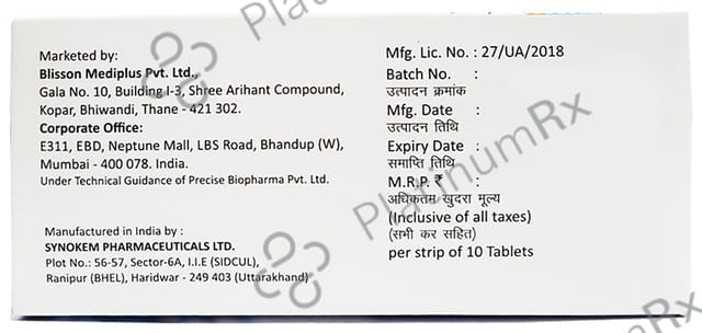 Acentio MR 8/100mg Tablet 10s