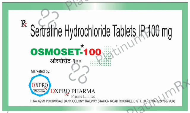 Osmoset 100mg Tablet 10s Oxpro Pharma Pvt. Ltd.