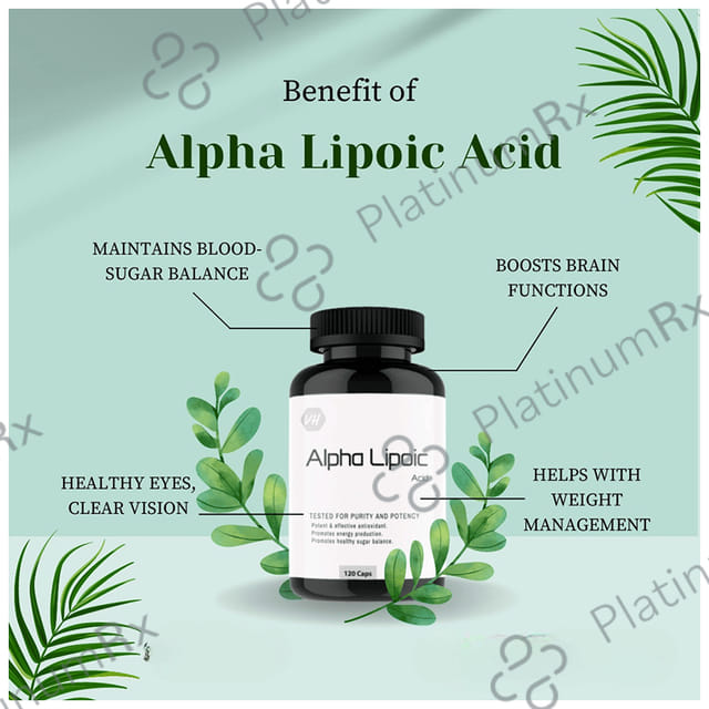 Vitaminhaat Alpha Lipoic Acid Capsule 120s