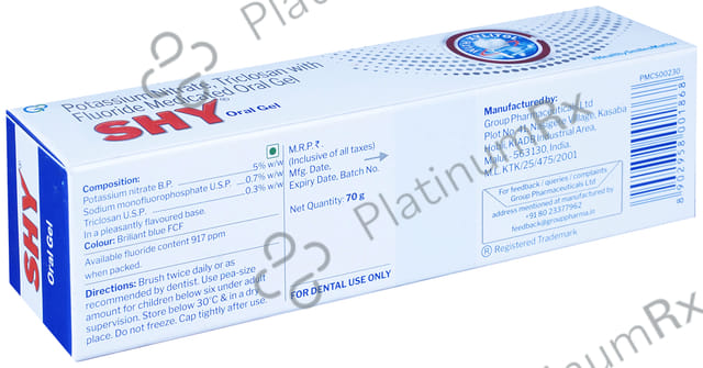 Shy Oral Gel 70gm