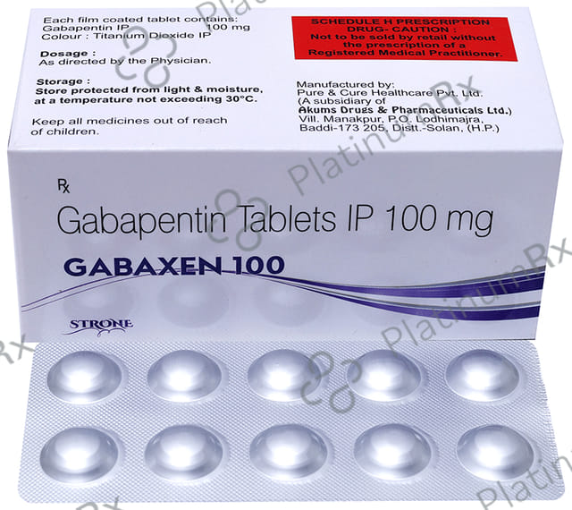 Gabaxen 100mg Tablet 10s