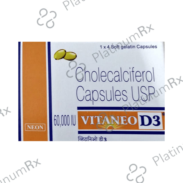 Vitaneo D3 60000 IU Soft Gelatin Capsule