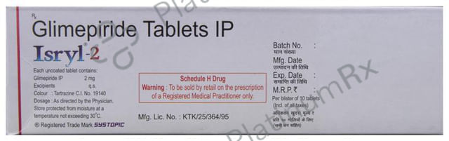 Isryl 2mg Tablet 10s