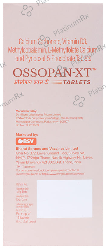 Ossopan XT Tablet 15s