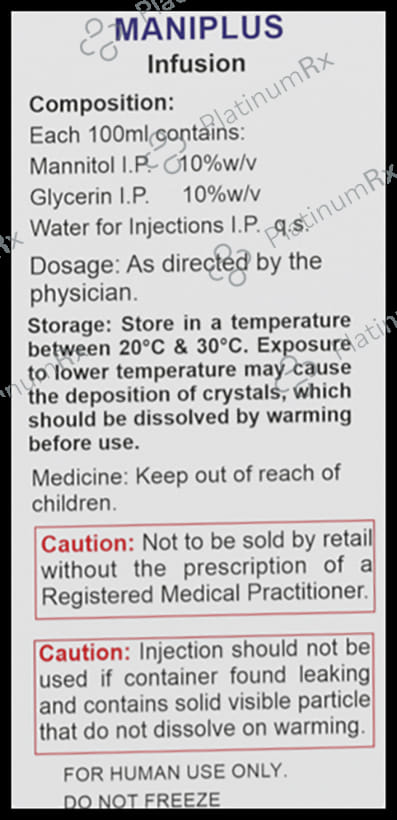 Maniplus Infusion 100ml