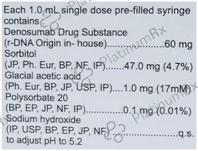 Denub 60mg Injection 1ml