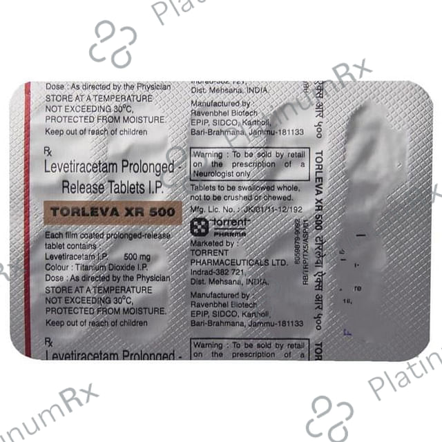 Torleva XR 500mg Tablet 10s
