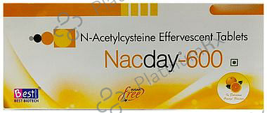 Nacday 600 Effervescent Tablet Delicious Orange Sugar Free