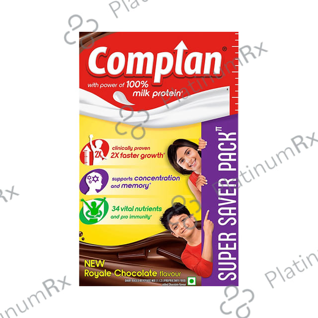 Complan Nutrition Drink Powder for Children - Nutrition Drink for Kids with Protein & 34 Vital Nutrients - Royale Chocolate 750 gm