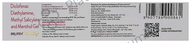 Brufen Power Pain Relief Gel 30gm