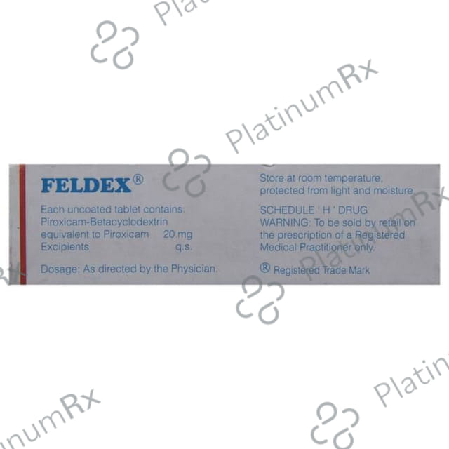 Feldex 20mg Tablet 10s