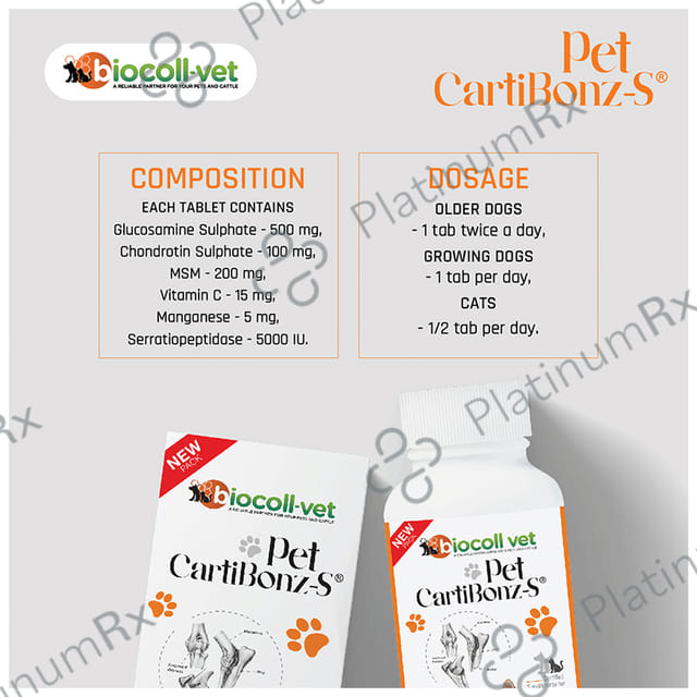 Biocoll Vet Pet Cartibonz S Tablet