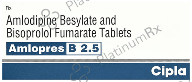 Amlopres B 2.5/5mg Tablet 10s