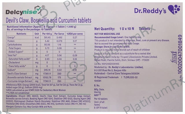 Delcynise Tablet 10s
