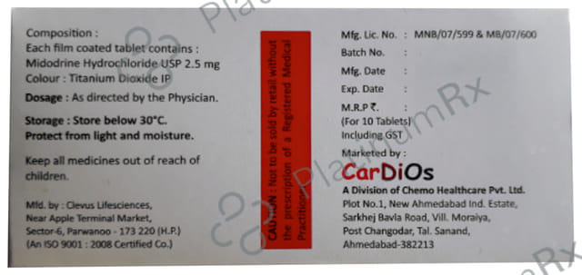Midores 2.5mg Tablet 10s