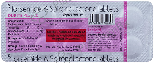 Durite Plus 50/10mg Tablet 10s
