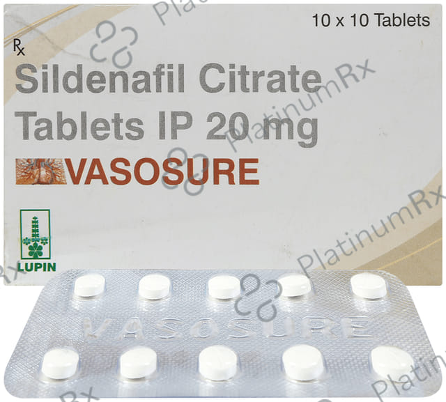 Vasosure 20mg Tablet 10s