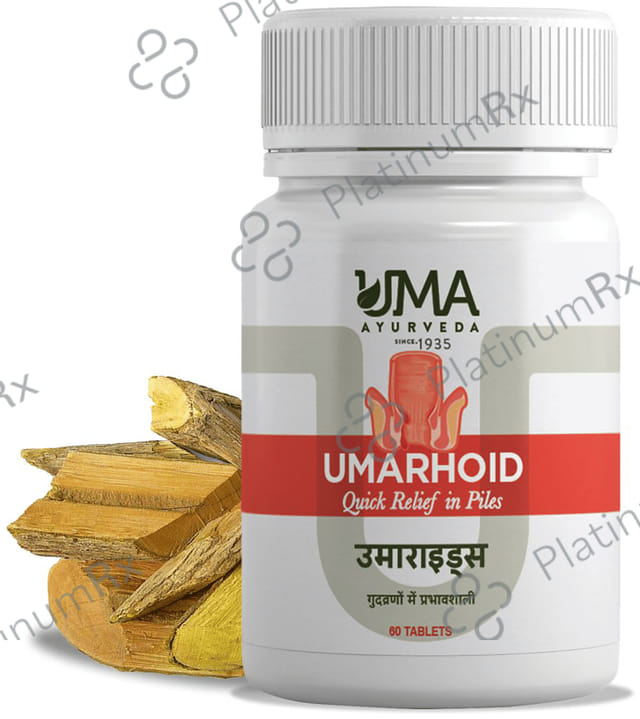 Uma Ayurveda Umarhoid Tablet for Quick Relief in Piles