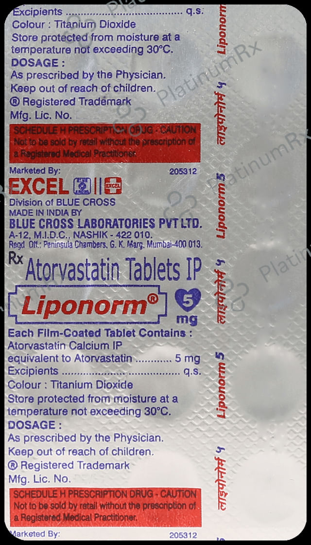 Liponorm 5mg Tablet