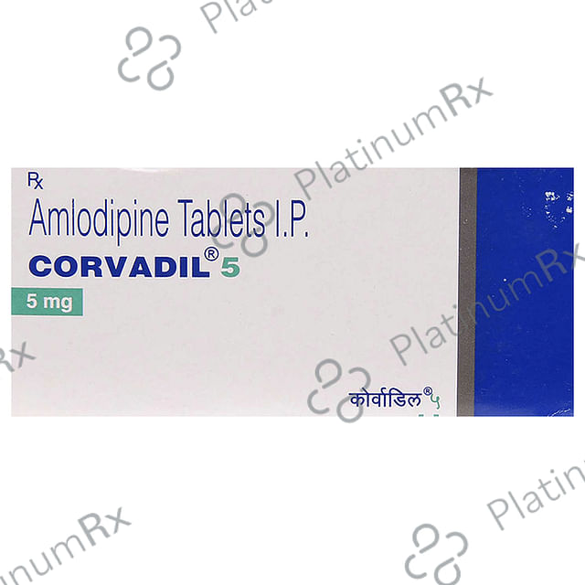 Corvadil 5mg Tablet 10s