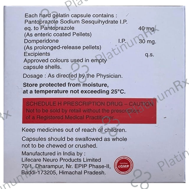 Esopan DSR 30/40mg Capsule 10s