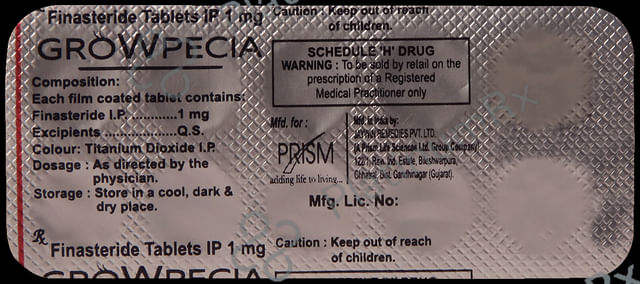 Growpecia 1mg Tablet 10s