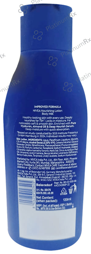 Nivea 5 in 1 Complete Care Nourishing Lotion Body Milk - For Dry to Very Dry Skin 200 ml