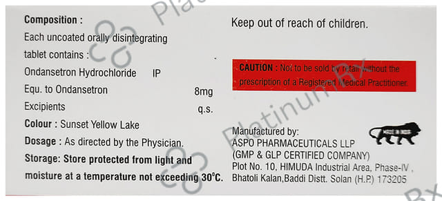 Ondaript 8 Tablet MD
